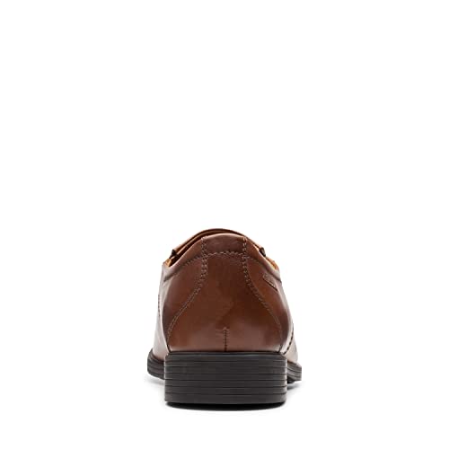 Clarks Men's Whiddon Step Loafer Dark Tan Leather Size 13 - Brand New