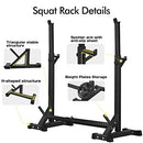 CANPA Adjustable Squat Rack Stand Multi-Function Barbell Rack Weight Lifting - Brand New