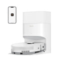 DREAME D20 PLUS ROBOT VACUUM MOP 13,000PA SUCTION SELF-EMPTYING RLD35GD - WHITE - Like New