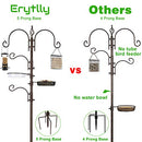 BIRD Feeding Station Pole Wild Bird Feeder Hanging Kit Planter Hanger Multi - Like New