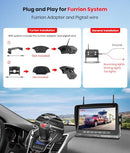 FOXPARK RV Backup Camera Furrion Pre-Wired System, 170° Night Vision, Black - Like New
