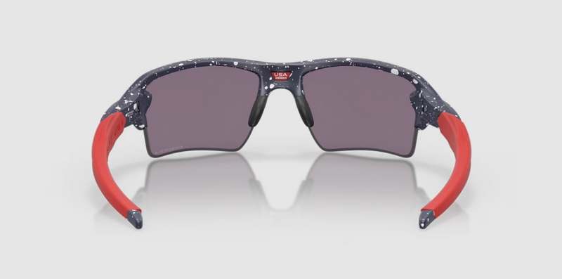 OAKLEY OO9188 Standard Issue Flak 2.0 XL USA Veterans - PRIZM GREY/NAVY SPLATTER - Like New