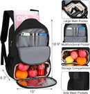 AQZPTV Insulated Cooler Lunch Backpack Leakproof Lightweight Anti-theft - Black - Like New