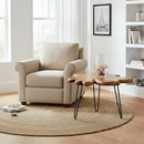WELLAND Rustic Cedar Live Edge Coffee Table with Hairpin Legs B08Q3CGSK7 - Brand New