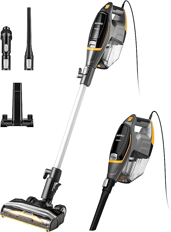 Eureka Flash Lightweight Stick Vacuum Cleaner 15KPa Powerful Suction - Black - Like New