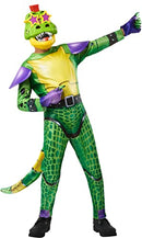 RUBIES RUBIE'S CHILDREN'S MONTGOMERY GATOR COSTUME BOYS MEDIUM 7/8 GREEN/YELLOW - Like New