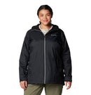 COLUMBIA WOMEN'S SWITCHBACK II LINED LONG JACKET - WOMEN XL - BLACK - Like New