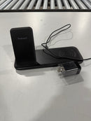 YOOTECH 2 IN 1 WIRELESS CHARGER - BLACK - Like New