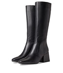 B0BF9QL84H Blondo Women's Tessa Waterproof Fashion Boot, Black Leather, 8 - Like New