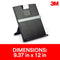 3M Desktop Document Holder Copy Holder Adjustable Clip Holds Portrait - BLACK - Like New