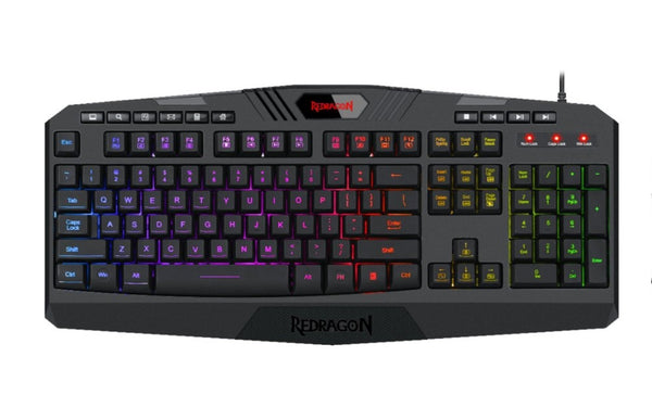 Redragon S101 Gaming Keyboard, RGB Backlit Gaming Keyboard S101-3-BLACK - Like New