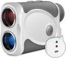 WOSPORTS Golf Rangefinder, 800 Yards Laser Range Finder 6X Magnification - WHITE - Like New
