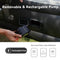 COMMOUDS QUEEN AIR MATTRESS WITH 2000MAH, 18" RAISED, C-AM-QUEEN-8 - BLACK/WHITE - Like New