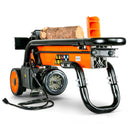 SuperHandy Log Splitter Electric Portable 6 Ton Ram System GUT065 - ORANGE/BLACK Like New