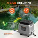 VEVOR LINEAR AIR PUMP, 109L/MIN AIR FLOW SEPTIC AERATOR PUMP - GRAY - Like New