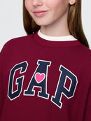 628044 GAP GIRLS' LOGO FLEECE DRESS - SIZE: YOUTH XS - RED DELICIOUS - Brand New