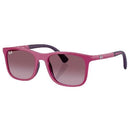 RAY-BAN SQUARE SUNGLASSES 7149/8H 2XS SIZE - FUCHSIA ON RUBBER VIOLET/GRADIENT - Like New