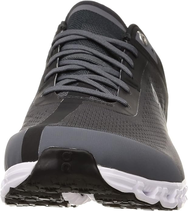 35.99238 On Running Mens Cloudflow Mesh Black/Asphalt 9 Like New