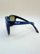 OAKLEY SYLAS SUNGLASSES MATTE BLACK FRAME PRIZM SAPPHIRE LENSES 60-17-140 3P - Like New