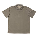 PUMA SHORT SLEEVE GRILL TO GREEN SNAP BUTTON POLO - SIZE: MEN L - BLACK HEATHER - Brand New
