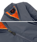 Spire by Galaxy Men's Flight Jacket - Charcoal - 2XL - Like New