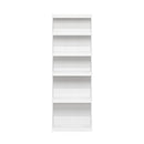 FURINNO JAYA ENHANCED HOME 5-TIER SHELF BOOKCASE 22062WH - WHITE - Like New