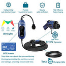 MUSTART Level 2 Portable EV Charger (240 Volt, 25ft Cable, 40 Amp) - Like New