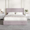 Novilla Queen Size Lift Up Storage Bed, with Fabric Headboard, N-F12006-Q-BR - Like New