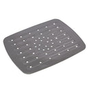 Home Basics Plastic Sink Mat, Grey - Brand New