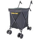 DBEST CRUISER CART URBAN 360 FOLDING SHOPPING GROCERY UTILITY TROLLEY - BLACK - Like New