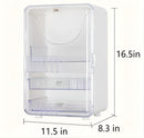 ZHEYUBRO Professional Large Cosmetic Makeup Organizer Dust Water Proof - Brand New