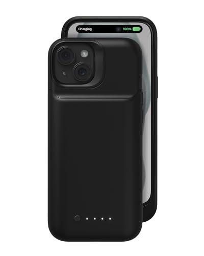 MOPHIE JUICE PACK IPHONE 15 BATTERY CASE LEGENDARY POWER & PROTECTION BLACK - Like New