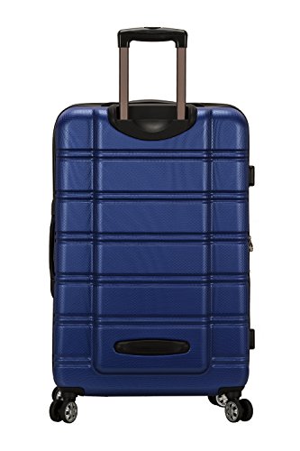 Rockland Melbourne Hardside Expandable Luggage with Spinner Wheels 28" - Blue - Like New