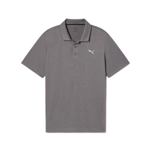 PUMA MEN'S ICON HEATHER POLO 2.0 - SIZE: MEN L - SLATE SKY HEATHER - Brand New