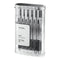 TUL GL1 RETRACTABLE GEL PEN POINT 0.5 MM GRAY BARREL BLACK INK PACK OF 12 BLACK - Brand New