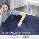 BUZIO Weighted Blanket 22 lbs, Heavy Blanket with Oeko-TEX Standard Cotton - Brand New