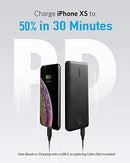 ANKER USB-C PORTABLE CHARGER 18W POWERCORE SLIM 10000 PD 10000MAH A1231 - BLACK - Like New