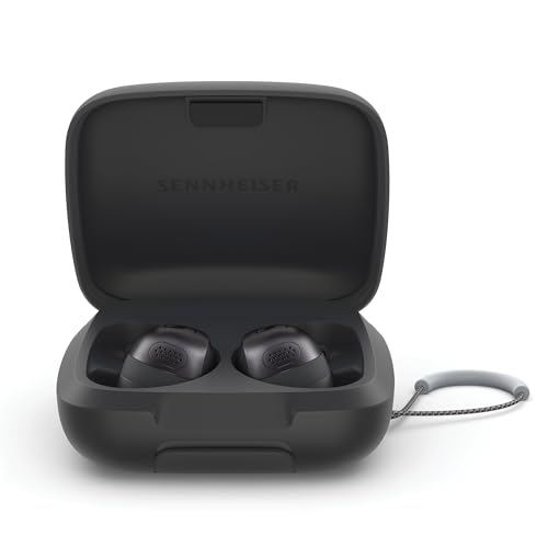 SENNHEISER MOMENTUM SPORT EARBUDS SOUND TUNING ANC SECURE FIT - GRAPHITE - Like New