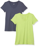 Amazon Essentials Women's Active Quick Dry Tech Stretch T-shirt Pack of 2 - Brand New