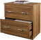 Realspace Premium Letter-/Legal-Size File Cabinet 2 OD17006 Drawers Golden Oak Like New