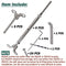 DECK MAN T316-STAINLESS STEEL ADJUSTABLE ANGLE 1/8" CABLE RAILING KIT/HARDWARE - Brand New