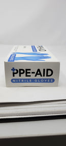 PPE-AID NITRILE EXAM GLOVES, SMALL, 100 GLOVES - Brand New