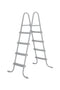 BESTWAY FLOWCLEAR ABOVE GROUND SWIMMING POOL LADDER 48" 58336E - GRAY - Like New