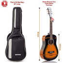 HOLA MUSIC ACOUSTIC CLASSICAL GUITARS GIG BAG 3/4 SIZE 36" DELUXE SERIES - BLACK - Brand New