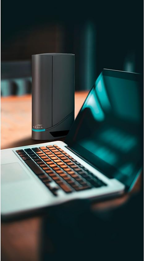 NETGEAR ARRIS Surfboard G34 DOCSIS 3.1 Cable Modem/Wi-Fi 6 Router AX3000 - Black - Like New