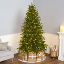 NATIONAL TREE COMPANY 7.5 FT. PRE-LIT NORTHERN SPRUCE MEMORY-SHAPE TREE - GREEN - Like New