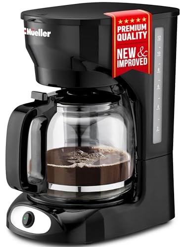 MÜELLERHOME MUELLER 12-CUP DRIP COFFEE MAKER - DC-550X - Scratch & Dent