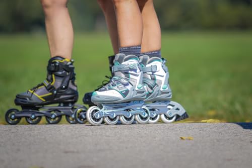 ROLLER DERBY AERIO Q-60 WOMEN'S INLINE SKATES SIZE WOMEN 6 MINT - Like New