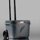 GATORADE 50QT ICE ROLLING COOLER - GRAY: HDPE BODY, 75 CAN CAPACITY - GRAY - Like New
