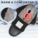 Mishansha Snow Boots Man Winter Warm Fur Lined Snow Boots Men B0B7JBDD3T - Black - Brand New